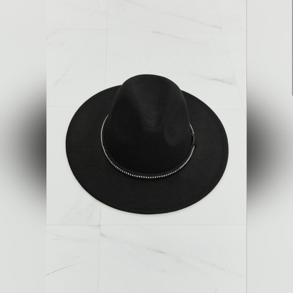 Fame Bring It Back Black Fedora Hat - Picture 4 of 10